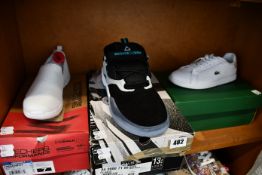 A pair of Lacoste Graduate trainers (UK 6), a pair of DC Kalis SE trainers (UK 12), a pair of