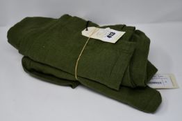 Two pairs of as new Oliver Spencer Ecological Evering drawstring trousers (1 x M, 1 x XL).