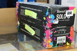 Two pre-owned HoverCam Solo 8 8MP Document Cameras (with box, USB cable and green screen mat) (
