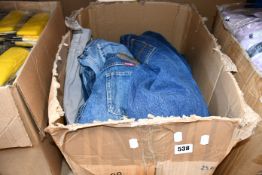 A quantity of pre-owned jeans (All good condition) to include Wranglers and Levis.