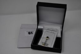 Three pairs of boxed as new Paula Bolton Bauhaus pendants (9917/2).