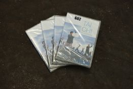 A quantity of as new Tai Chi with Angus Clark two disc DVDs (Approximately 25).