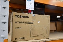 One boxed Kitchen Perfected 1 litre deep fryer (Model no. E6010WI) and one boxed Toshiba 800