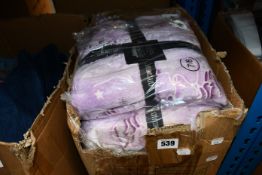 Eighteen children's as new City Comfort unicorn hood dressing gowns (All 7/8 years).