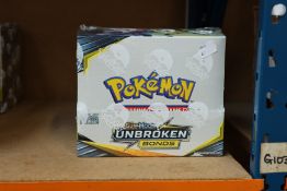 One boxed as new Pokémon unbroken bond booster box card trading card game.