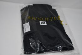 An as new Billionaire gold cut long sleeve Milano crest shirt (L - RRP £425).