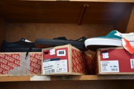 A pair of Vans Comfycush slip on trainers (UK 10), a pair of Vans Old skool trainers (UK 9), a