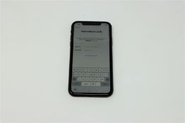 A pre-owned Apple iPhone XR (Global/A2105) 64GB in Black (iCloud activation locked, Backlist
