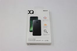 A quantity of boxed as new XQISIT Flex Case Clear Phone Cases for Samsung Galaxy J4+ 2018 (Boxes