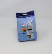 An as new Brother LC3219XL Black & Colour Ink Cartridge 4 Pack (Packaging sealed).