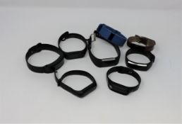 Eight pre-owned fitness tracker bands to include FitBit, Huawei, TomTom and MI (Untested, sold as