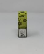 Ten boxed as new 10ml bottles of Fat Boy Green Mango Nic Salt E-Liquid by Nasty Juice (2%/20mg