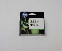 Four boxed as new HP 364XL High Yield Black Ink Cartridges (CN684EE) (Some cosmetic damage to