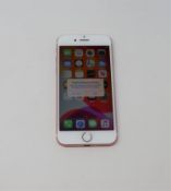 A pre-owned iPhone 7 (AT&T/T-Mobile/Global/A1778) 128GB in Rose Gold (iCloud Activation clear,