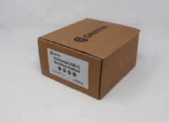 A boxed as new Griffin Universal USB-C Docking Station in Grey (Model: PW-339-SGY) (Box opened).