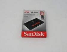A boxed as new SanDisk 500GB Ultra 3D NAND 2.5