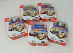 Five boxed as new Mattel apptivity HotWheels iPad games, assorted (boxes sealed).