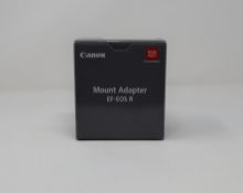 A boxed as new Canon Mount Adapter EF-EOS R.