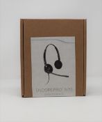 A boxed as new Plantronics EncorePro HW520 Binaural Headset.