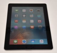 A pre owned Apple iPad 2 (Wi-Fi Only) 16GB in black, cosmetic wear, (Serial: F5YKG5Y5DFHW) (iCloud