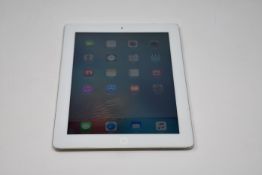 A pre owned Apple iPad 3rd Gen (Wifi Only) 16GB in white, cosmetic damage (Serial: DMRJ106NDVD1) (