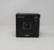A boxed as new Logitech StreamCam 1080p 60fps Webcam (Box damaged).