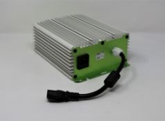 A pre-owned LUMii 1000w 400v Electronic Ballast (Some damage- bracket bent. Untested, sold as seen).