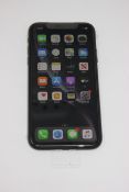 A pre-owned Apple iPhone XR A2105 64GB in Black (iCloud activation clean, Blacklist clean) (