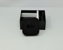 A pre-owned Apple TV HD 4th Gen A1625 (Original box included. No remote control, UK power adaptor