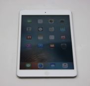 A pre-owned Apple iPad mini Wi-Fi Only/1st Gen 16GB in white (Serial: F85LL597F196) (iCloud