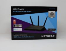 A Netgear Nighthawk AC1900 Smart Wifi Router (Model: R7000-100PES) (Appears possibly pre-owned.