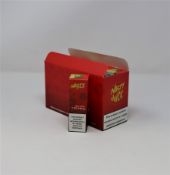 Ten boxed as new 10ml bottles of Bad Blood Blackcurrant Nic Salt E-Liquid by Nasty Juice (2%/20mg