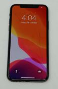 A pre-owned iPhone X (AT&T/T-Mobile/Global/A1901) 256GB in Space Grey (Damaged screen and back