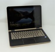 A pre-owned HP Pavilion x360 m3 Convertible Laptop, Intel Core Tm i5-7200U CPU 2.50GHz 2.1GHz 8GB