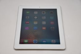 A pre owned Apple iPad 3rd Gen (Wifi Only) 16GB in white, cosmetic wear (Serial: DYTHJKUBDVD1) (