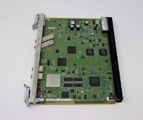 A pre-owned Ciena Nortel NTK554BAE5 OME 6500 Optical Service Channel w/WSC 2 Port SFP 2 Port 10