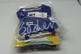 One kid's as new Boden blue shirt size 2-3y. One kid's as new Boden striped shirt size 2-3y. One