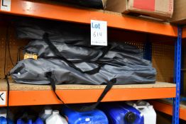 Four as new Milestone deluxe folding camping chairs.