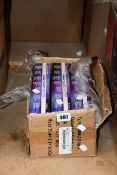 Six boxes of 100 Pro-Elec Ultra LR6-AA alkaline batteries.