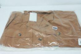 One as new Anine Bing Kaiden Belted Utility Dress In Brown size L (A-02-1009-250).