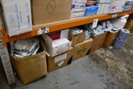 A large quantity of miscellaneous facemasks.