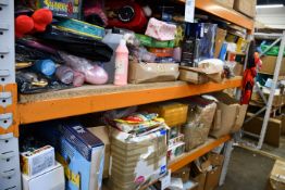 A quantity of children's toys, games, crafts and related items.
