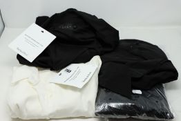 One pre-owned Hatch maternity black blazer size 2. One as new Noppies maternity black pants size