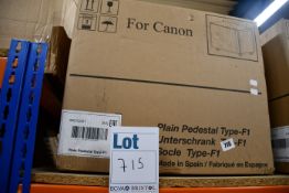 One boxed as new Canon Plain Pedestal Type F1 (Printer stand).