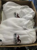 One large quantity of as new Hollister t-shirts, long sleeve shirts and hoodies (Security tag