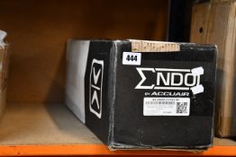 One boxed as new Accuair ENDO (CVT43-BC) compressor valve tank, 4 corner (Three gallon bolted