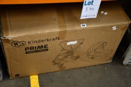 One boxed KinderKraft Prime Gondola + Stroller in black (KKWPRIMBLK02BS).