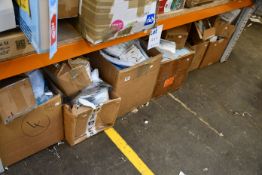 A quantity of miscellaneous facemasks and related items.