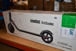 A Ninebot KickScooter by Segway.