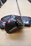 A Pre-owned Ping G410 Plus driver (Right handed).